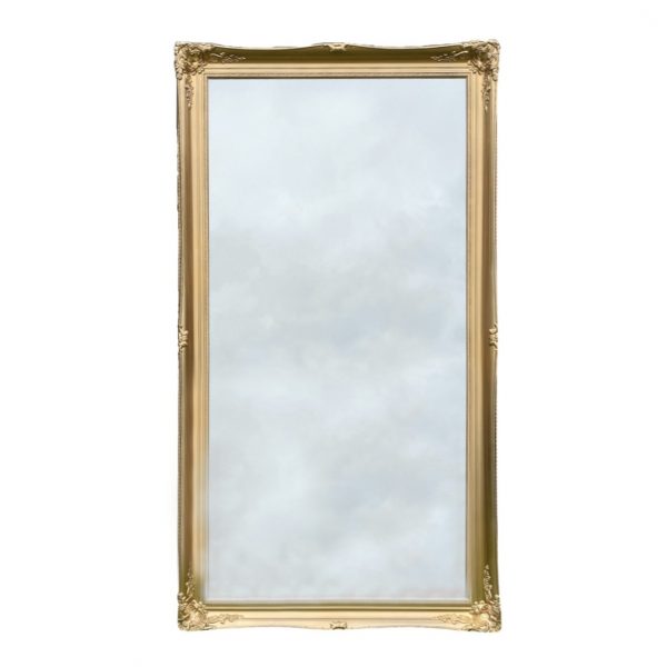 Ornate Gold Floor Mirror – The Hourglass House