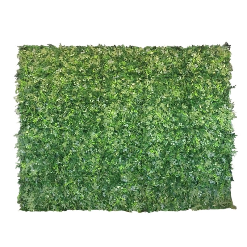 Forest green flower wall for hire in Brisbane