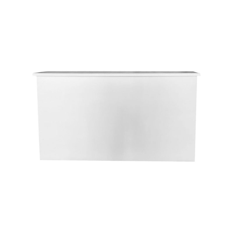 White Service Bar Table - Low