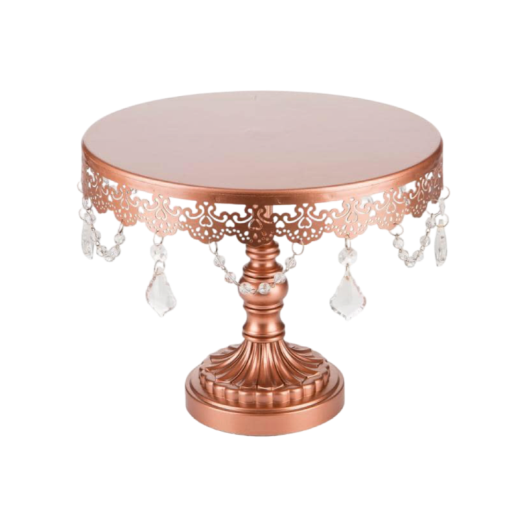 Rose Gold Crystal Cake Stand The Hourglass House